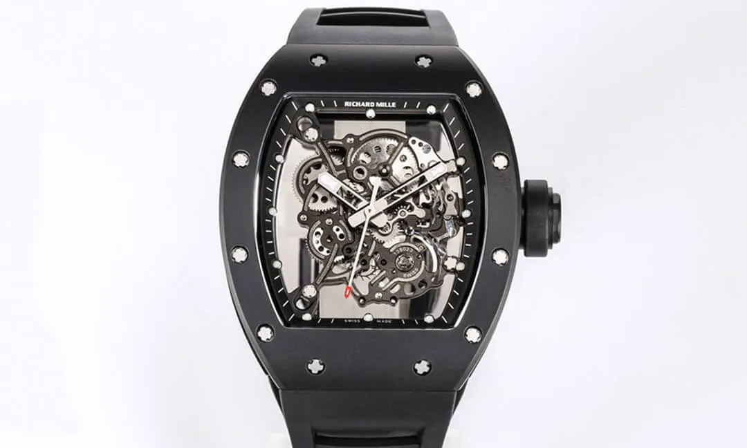 Richard Mille RM-055 BBR Factory 1:1 Best Edition Replica Watch V2 Black Case