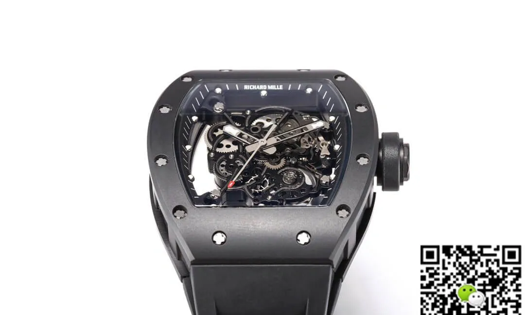 Richard Mille RM-055 BBR Factory 1:1 Best Edition Replica Watch V2 Black Case