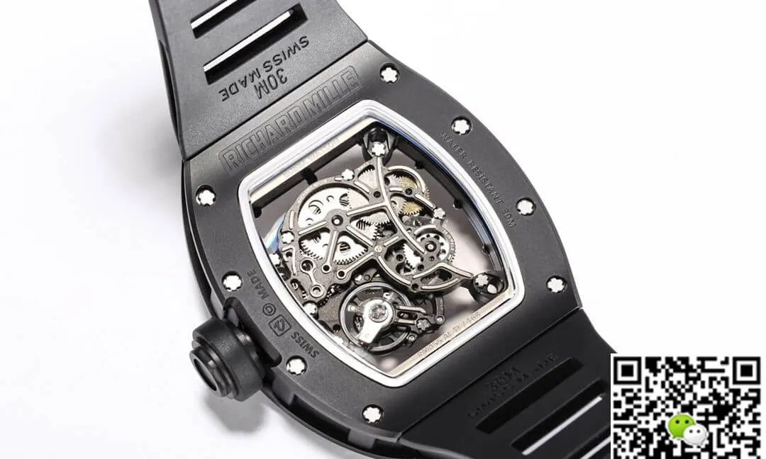 Richard Mille RM-055 BBR Factory 1:1 Best Edition Replica Watch V2 Black Case