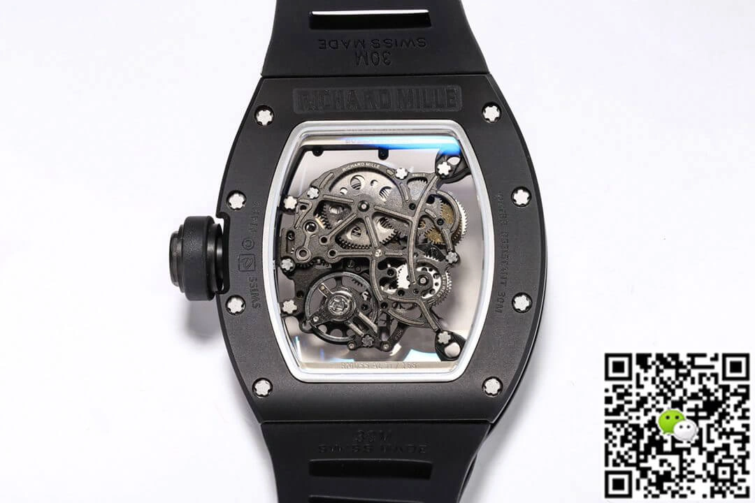 Richard Mille RM-055 BBR Factory 1:1 Best Edition Replica Watch V2 Black Case