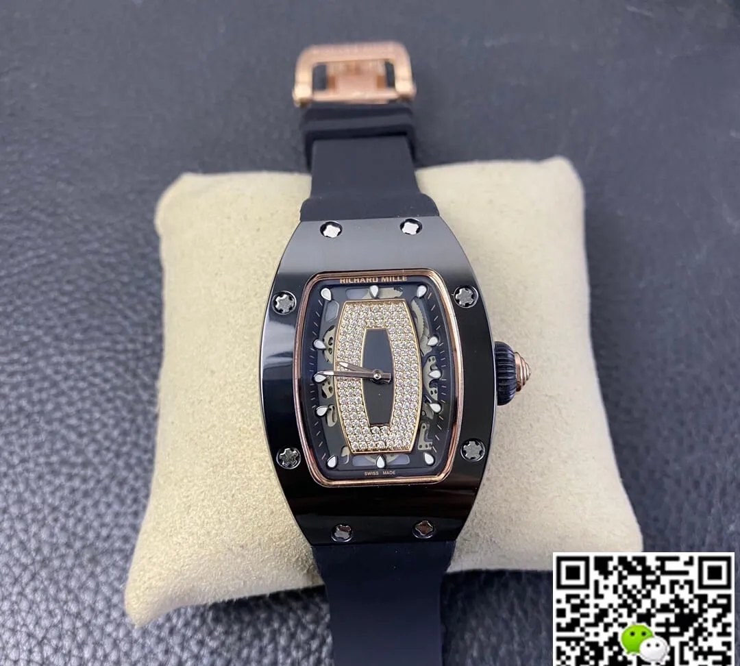 Richard Mille RM 07-01 RM Factory 1:1 Best Edition Replica Watch Black Strap