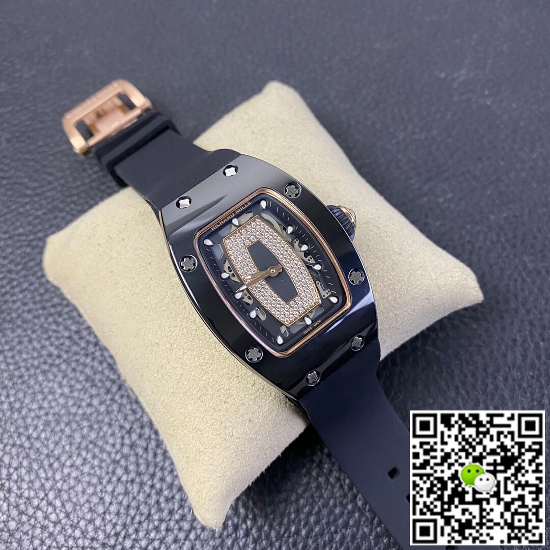 Richard Mille RM 07-01 RM Factory 1:1 Best Edition Replica Watch Black Strap