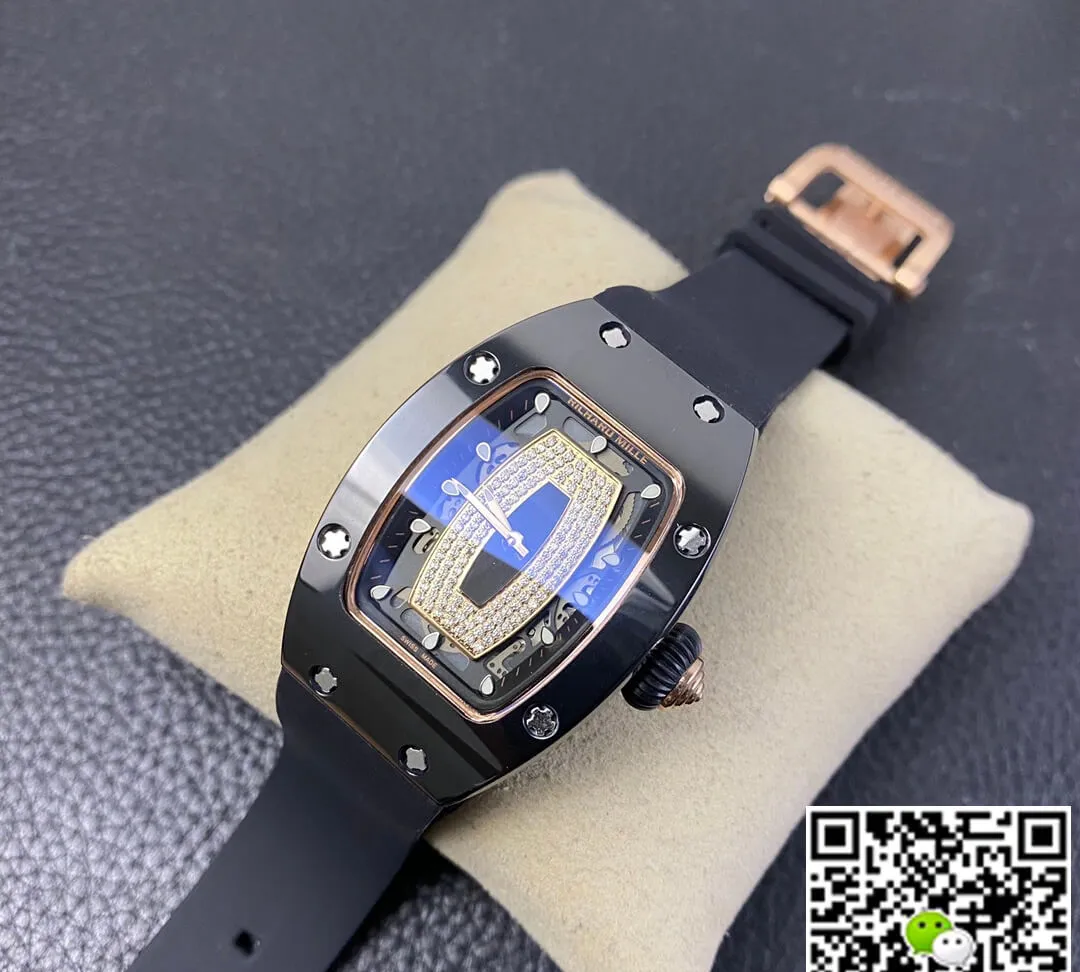 Richard Mille RM 07-01 RM Factory 1:1 Best Edition Replica Watch Black Strap