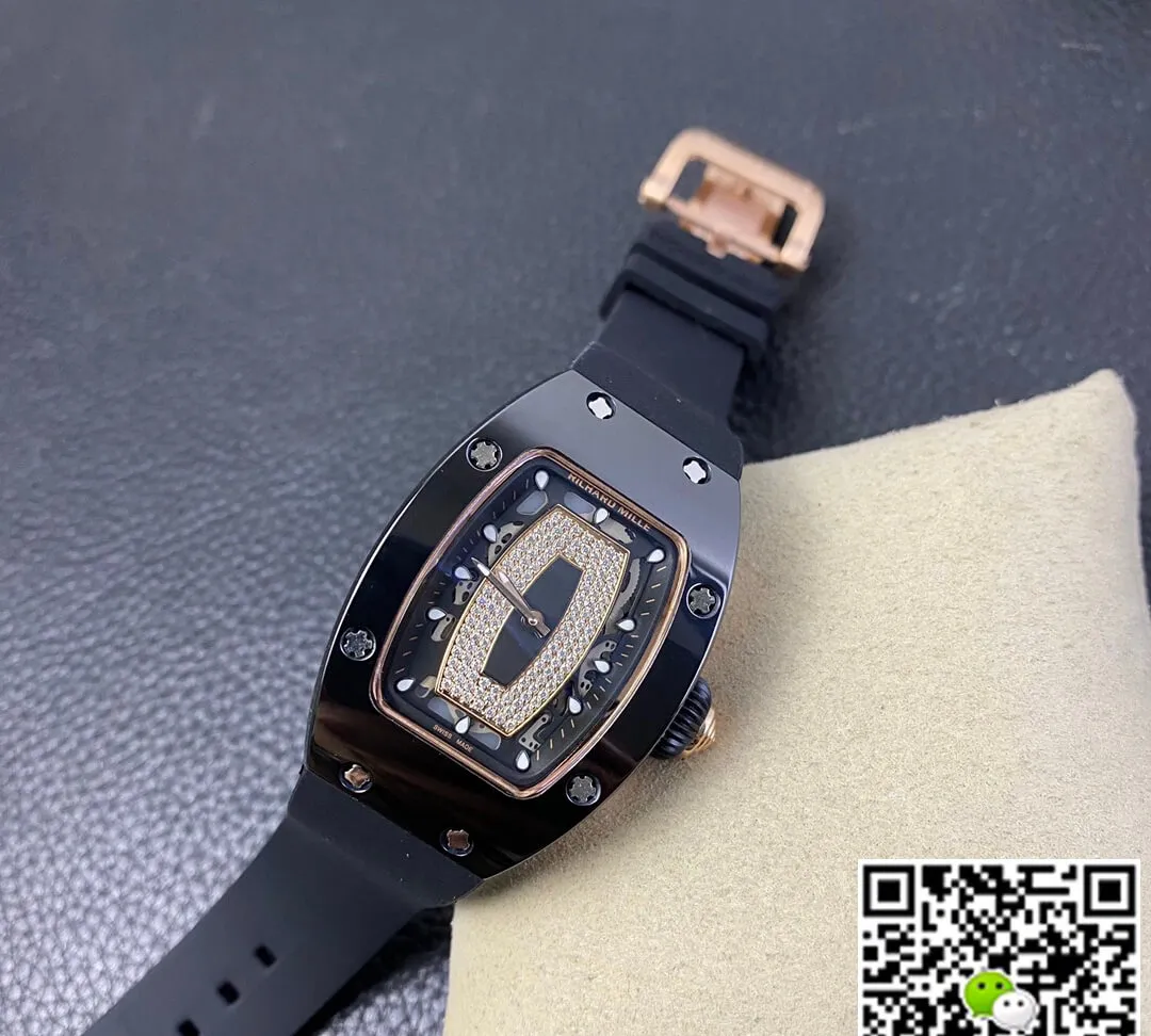 Richard Mille RM 07-01 RM Factory 1:1 Best Edition Replica Watch Black Strap