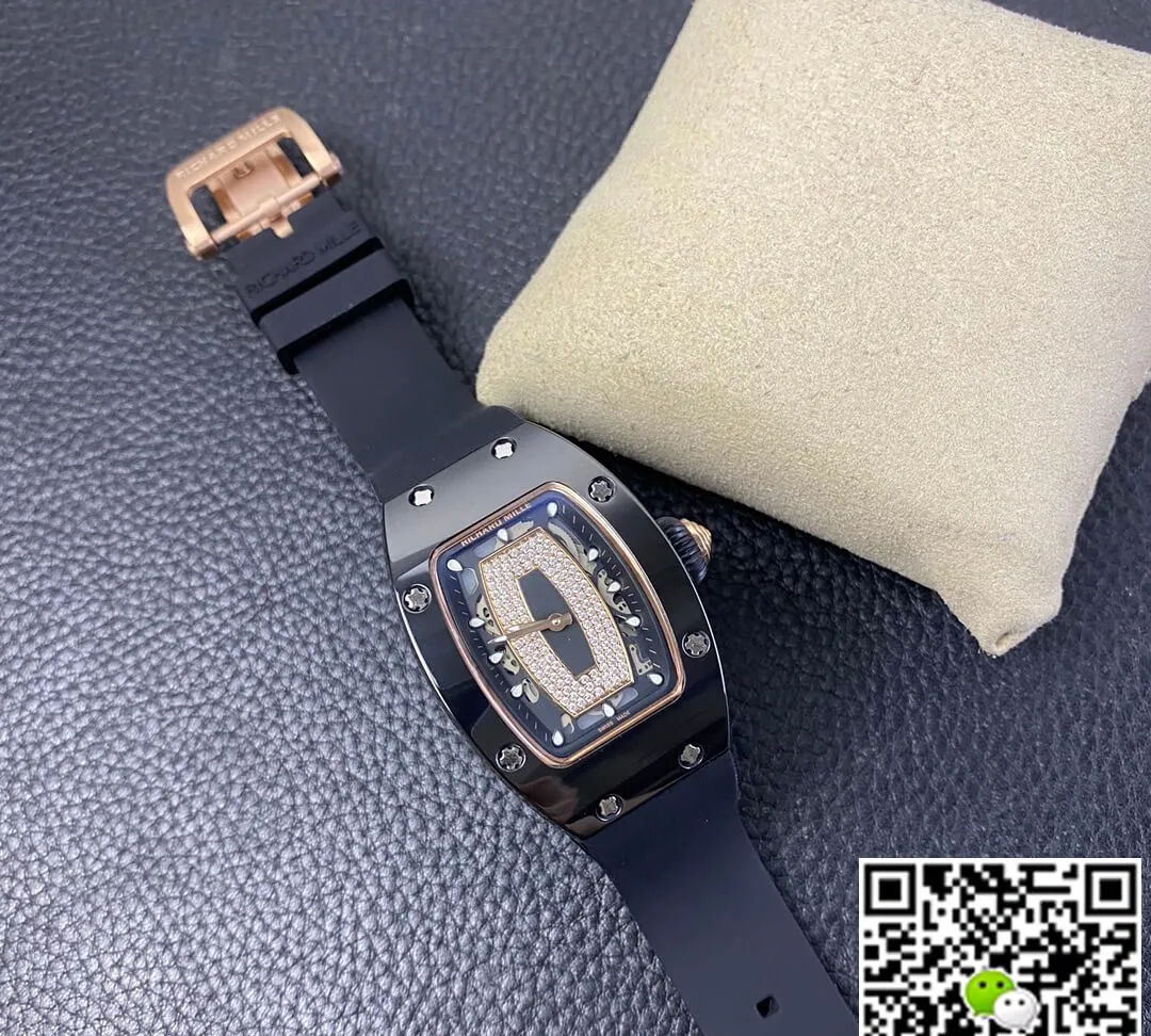 Richard Mille RM 07-01 RM Factory 1:1 Best Edition Replica Watch Black Strap