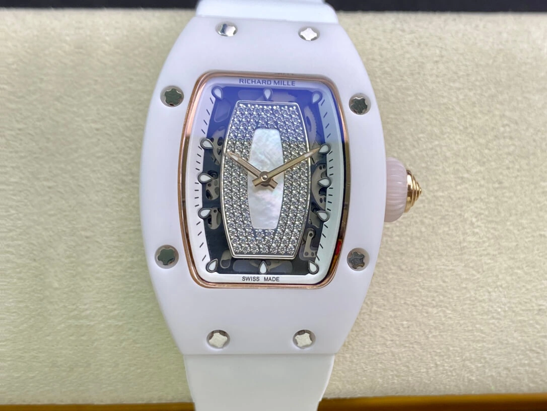 Richard Mille RM 07-01 RM Factory 1:1 Best Edition Replica Watch White Strap