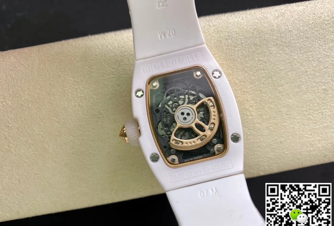 Richard Mille RM 07-01 RM Factory 1:1 Best Edition Replica Watch White Strap