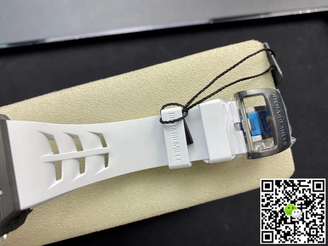 Richard Mille RM011-03 KV Factory 1:1 Best Edition Replica Watch White Strap