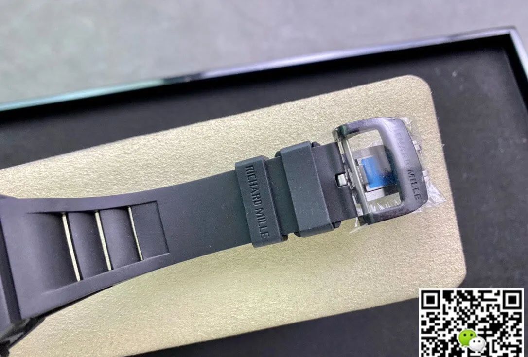 Richard Mille RM011 KV Factory 1:1 Best Edition Replica Watch Black Strap