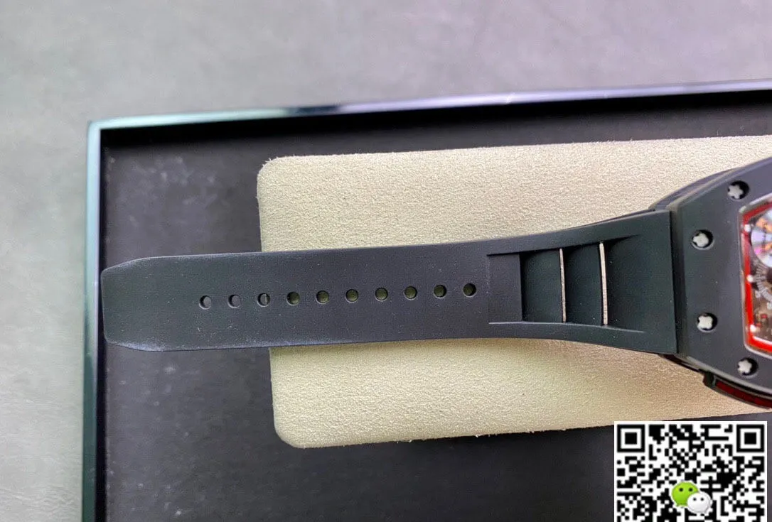 Richard Mille RM011 KV Factory 1:1 Best Edition Replica Watch Black Strap