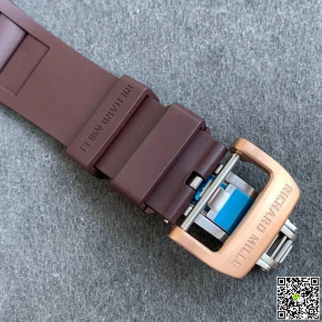 Richard Mille RM011 KV Factory 1:1 Best Edition Replica Watch Brown Strap
