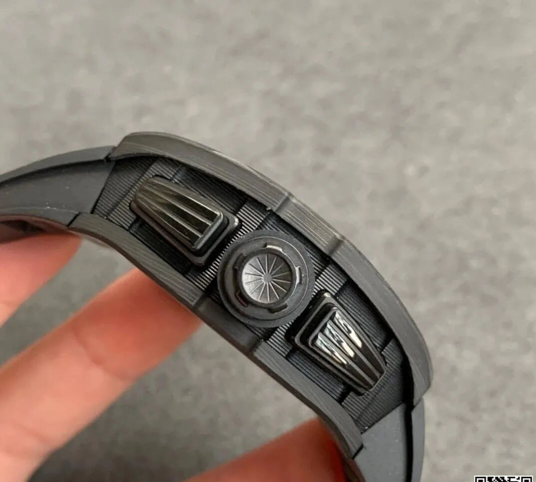 Richard Mille RM011 KV Factory 1:1 Best Edition Replica Watch Carbon Fiber Case