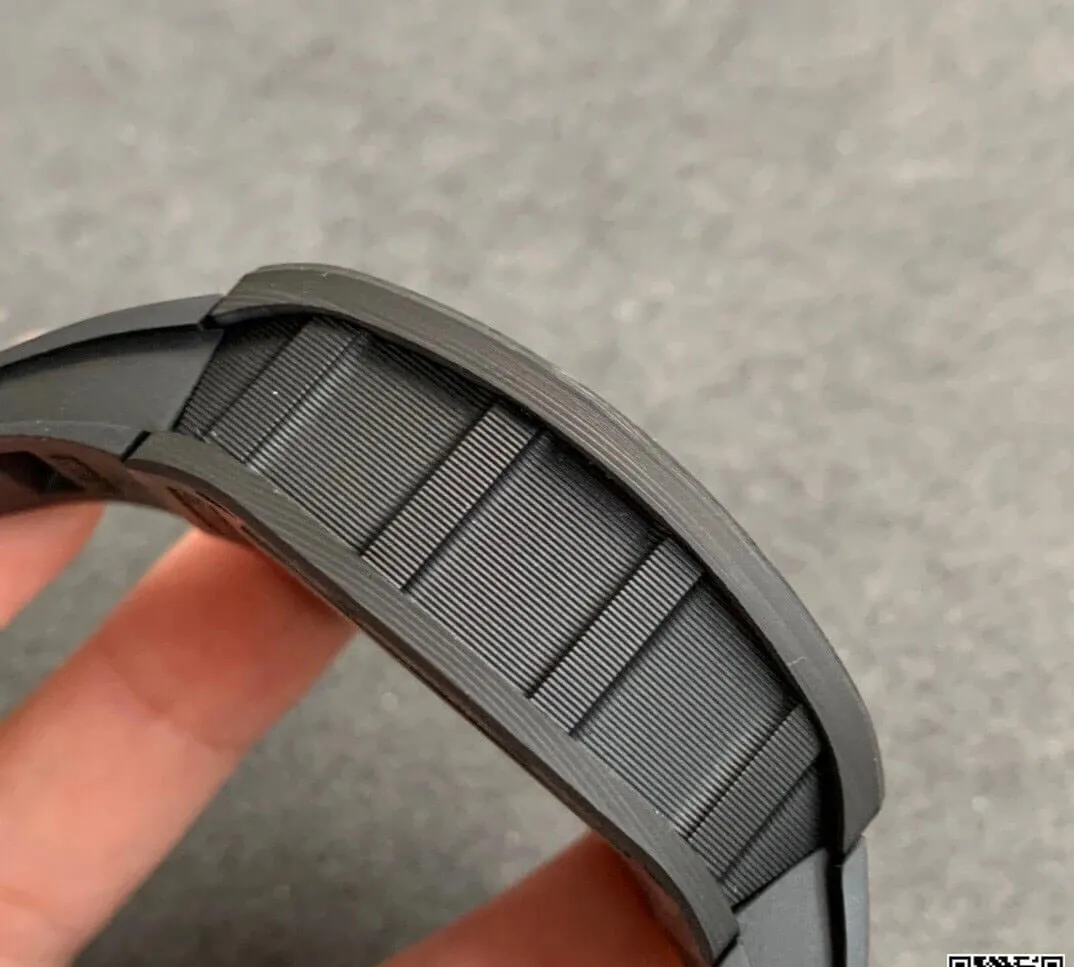 Richard Mille RM011 KV Factory 1:1 Best Edition Replica Watch Carbon Fiber Case