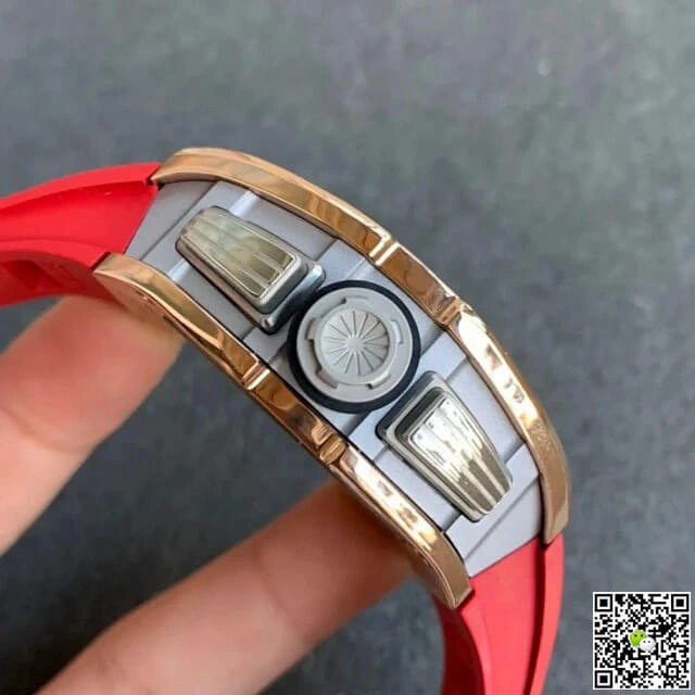 Richard Mille RM011 KV Factory 1:1 Best Edition Replica Watch Red Strap