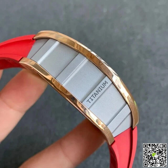 Richard Mille RM011 KV Factory 1:1 Best Edition Replica Watch Red Strap