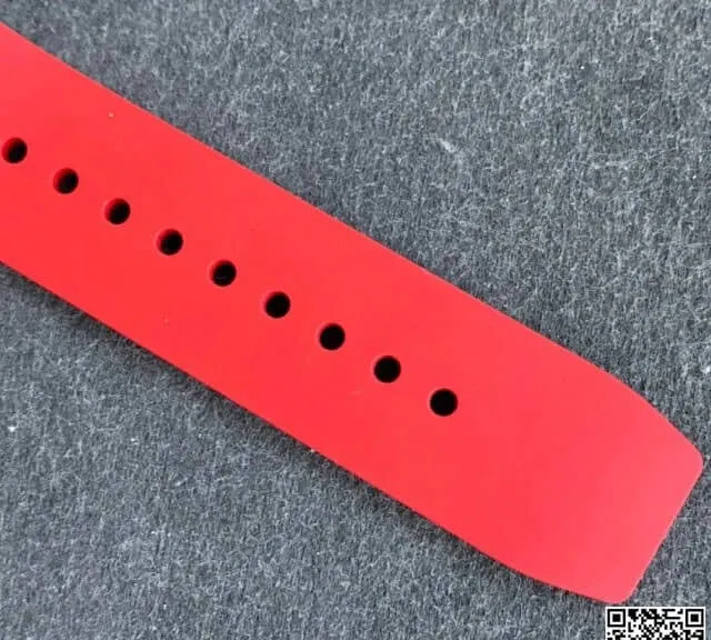 Richard Mille RM011 KV Factory 1:1 Best Edition Replica Watch Red Strap