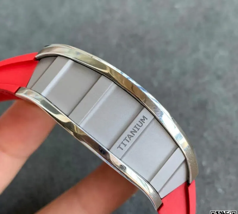 Richard Mille RM011 KV Factory 1:1 Best Edition Replica Watch Rubber Strap