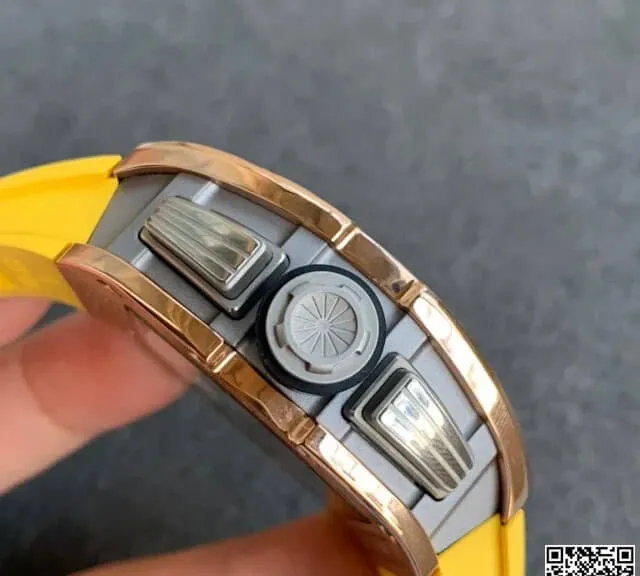 Richard Mille RM011 KV Factory 1:1 Best Edition Replica Watch Rubber Strap
