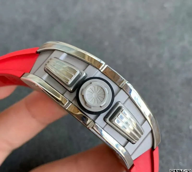 Richard Mille RM011 KV Factory 1:1 Best Edition Replica Watch Rubber Strap