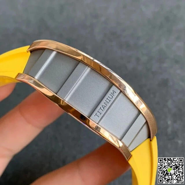 Richard Mille RM011 KV Factory 1:1 Best Edition Replica Watch Rubber Strap