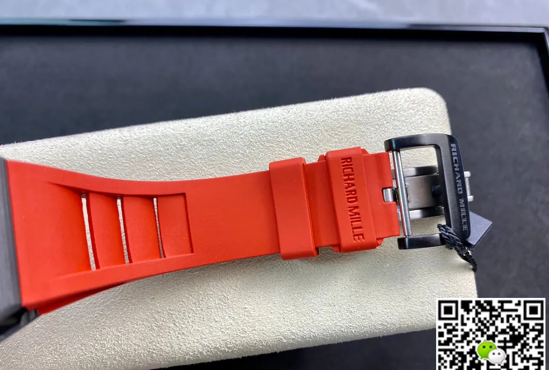 Richard Mille RM011 KV Factory 1:1 Best Edition Replica Watch V3 Red Strap