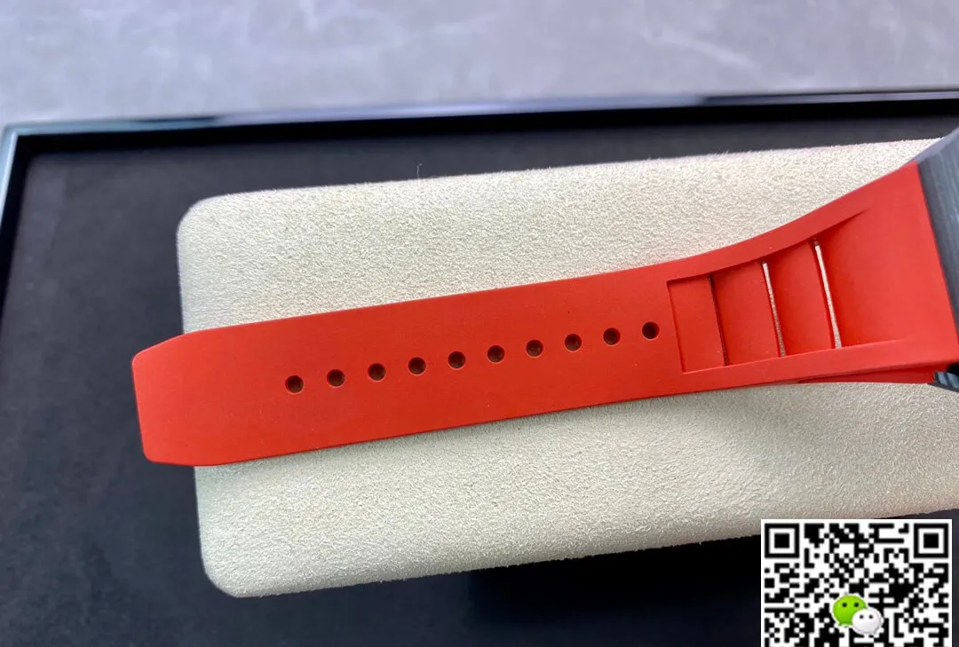 Richard Mille RM011 KV Factory 1:1 Best Edition Replica Watch V3 Red Strap