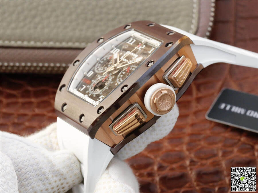 Richard Mille RM011 KV Factory 1:1 Best Edition Replica Watch White Strap