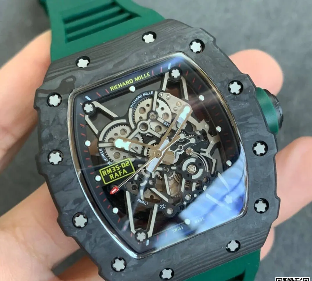 Richard Mille RM035-02 KV Factory 1:1 Best Edition Replica Watch V3 Ceramic Bezel
