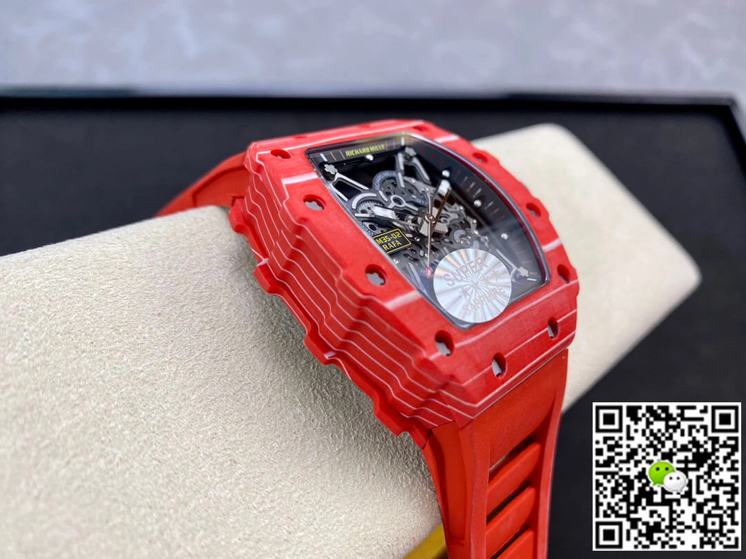Richard Mille RM035-02 RM Factory 1:1 Best Edition Replica Watch Red Rubber Strap