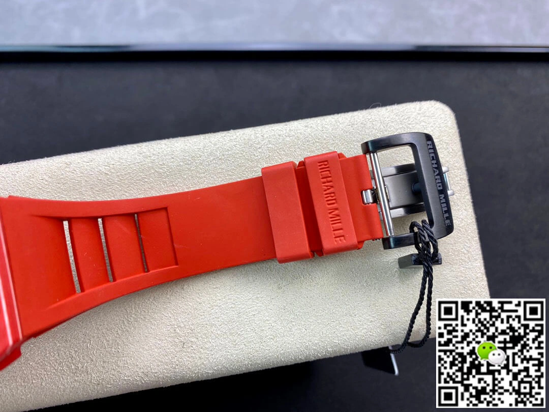 Richard Mille RM035-02 RM Factory 1:1 Best Edition Replica Watch Red Rubber Strap
