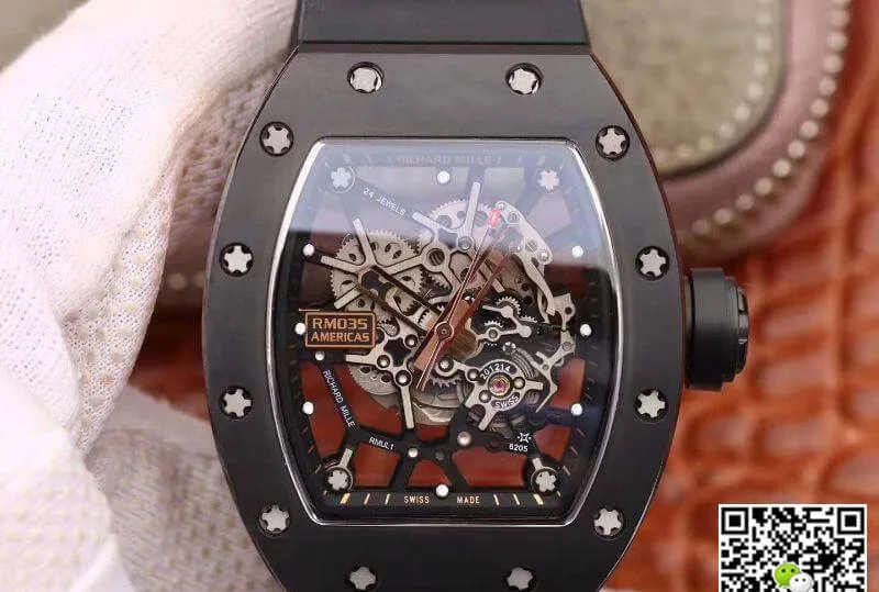 Richard Mille RM035 KV Factory 1:1 Best Edition Replica Watch Swiss ETA8215