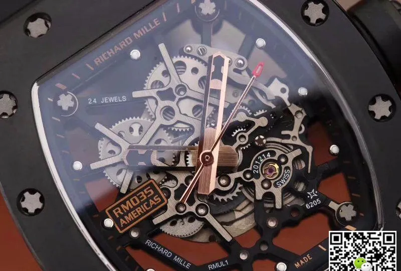 Richard Mille RM035 KV Factory 1:1 Best Edition Replica Watch Swiss ETA8215
