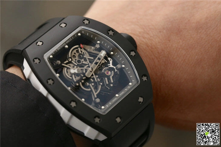 Richard Mille RM055 KV Factory 1:1 Best Edition Replica Watch Black Case