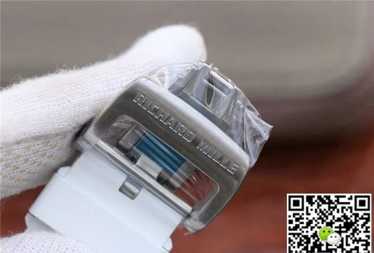 Richard Mille RM055 KV Factory 1:1 Best Edition Replica Watch Ceramic White Strap