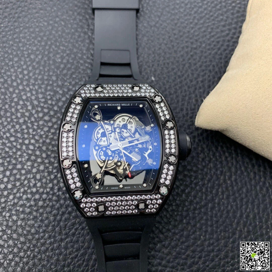 Richard Mille RM055 KV Factory 1:1 Best Edition Replica Watch Diamond Dial