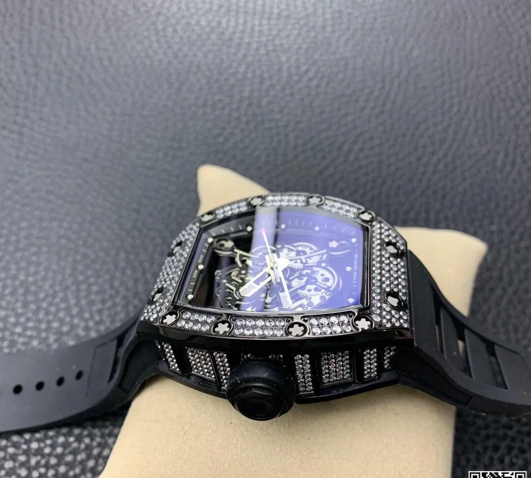 Richard Mille RM055 KV Factory 1:1 Best Edition Replica Watch Diamond Dial