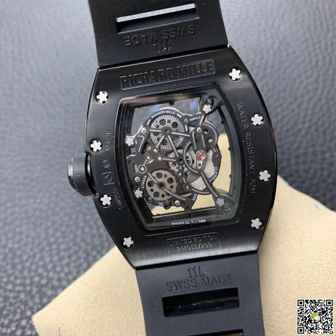 Richard Mille RM055 KV Factory 1:1 Best Edition Replica Watch Diamond Dial