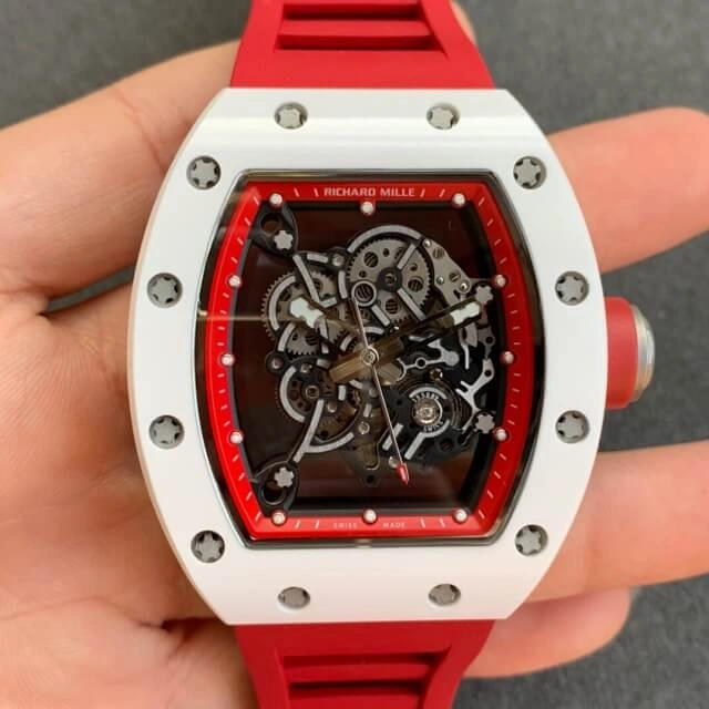 Richard Mille RM055 KV Factory 1:1 Best Edition Replica Watch V2 Ceramic Dial
