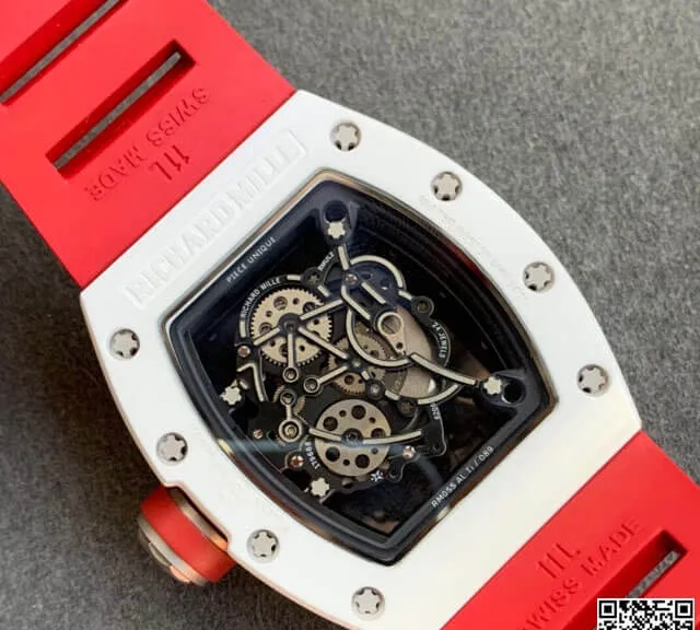 Richard Mille RM055 KV Factory 1:1 Best Edition Replica Watch V2 Ceramic Dial