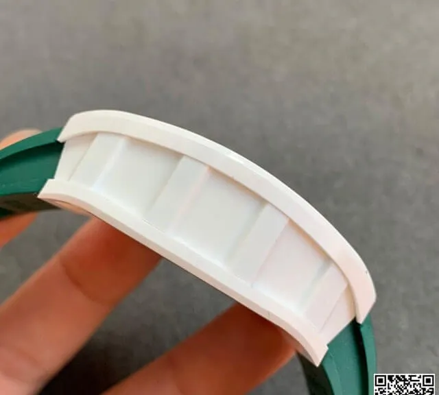 Richard Mille RM055 KV Factory 1:1 Best Edition Replica Watch V2 Green Strap