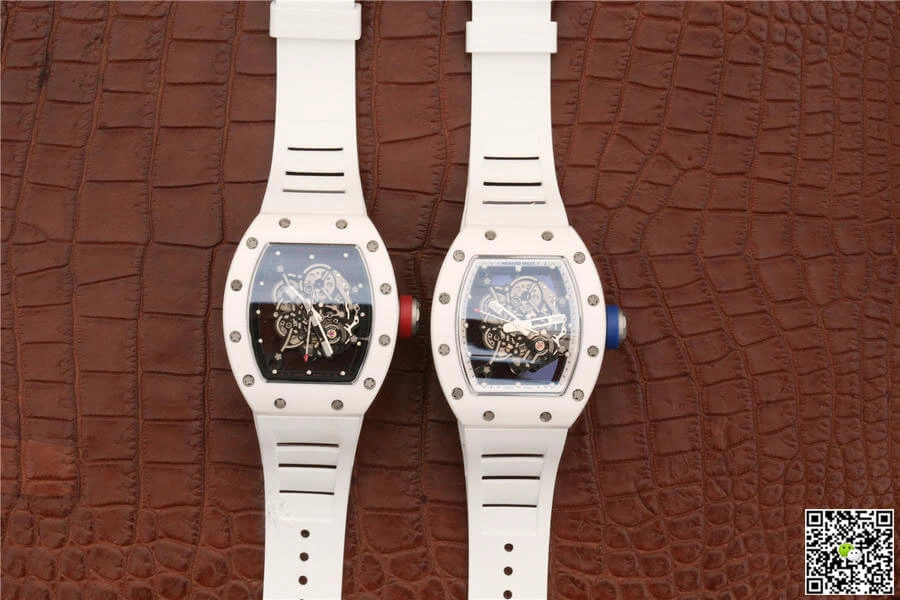 Richard Mille RM055 KV Factory 1:1 Best Edition Replica Watch White Case