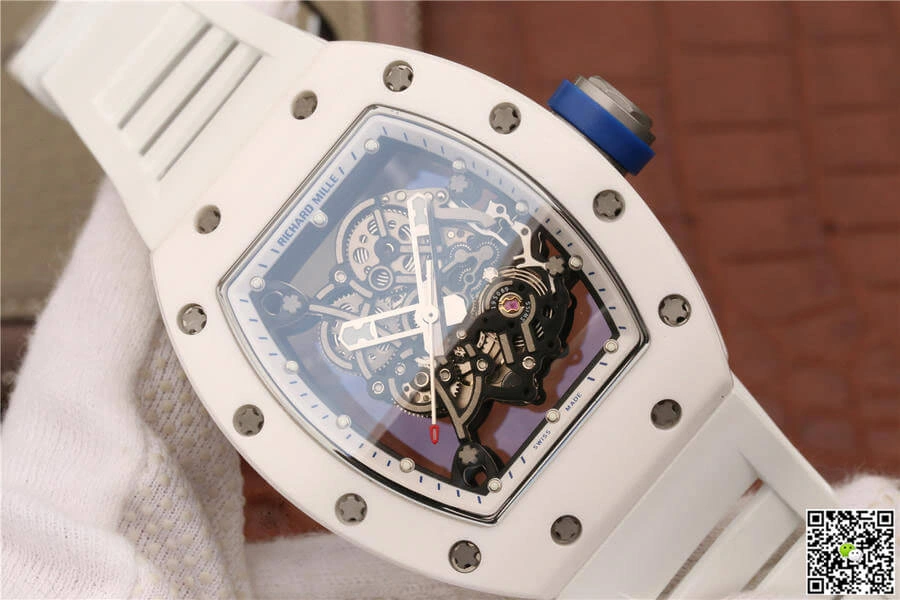 Richard Mille RM055 KV Factory 1:1 Best Edition Replica Watch White Case