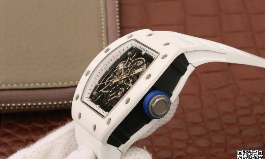 Richard Mille RM055 KV Factory 1:1 Best Edition Replica Watch White Case