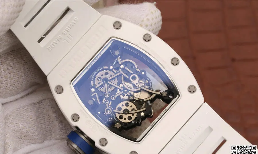Richard Mille RM055 KV Factory 1:1 Best Edition Replica Watch White Case