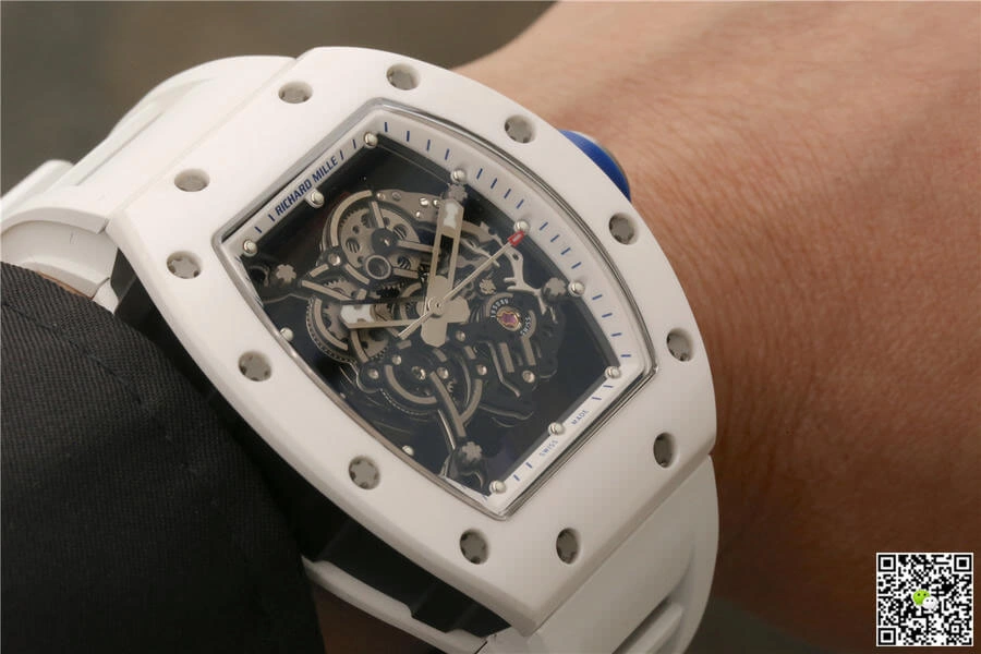 Richard Mille RM055 KV Factory 1:1 Best Edition Replica Watch White Case