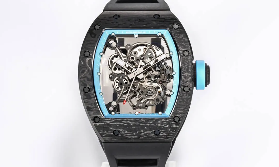 Richard Mille RM055 NTPT BBR Factory 1:1 Best Edition Replica Watch Rubber Strap