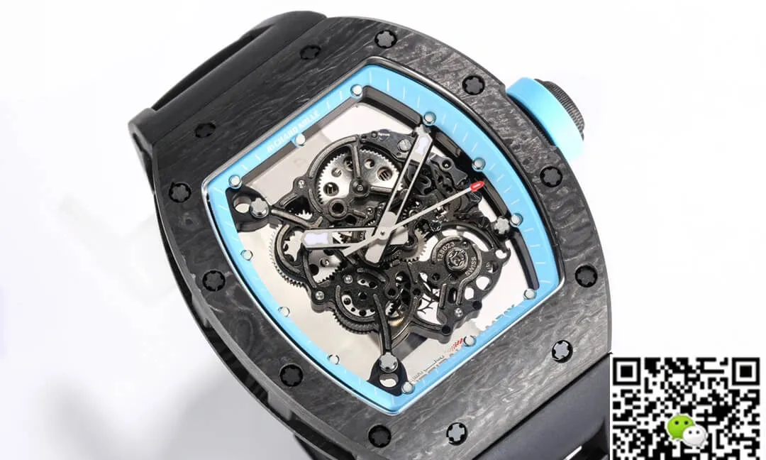 Richard Mille RM055 NTPT BBR Factory 1:1 Best Edition Replica Watch Rubber Strap