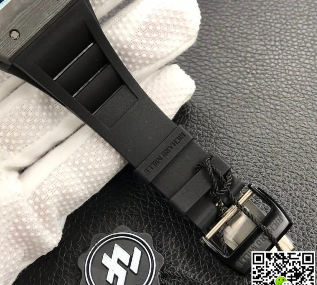 Richard Mille RM055 ZF Factory 1:1 Best Edition Replica Watch Black Rubber Strap