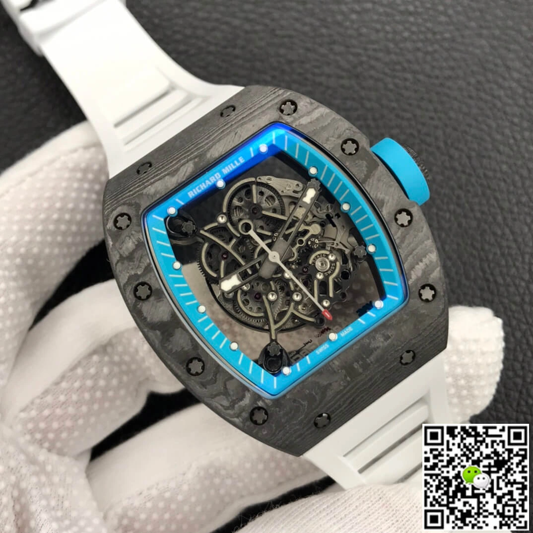 Richard Mille RM055 ZF Factory 1:1 Best Edition Replica Watch Carbon Fiber