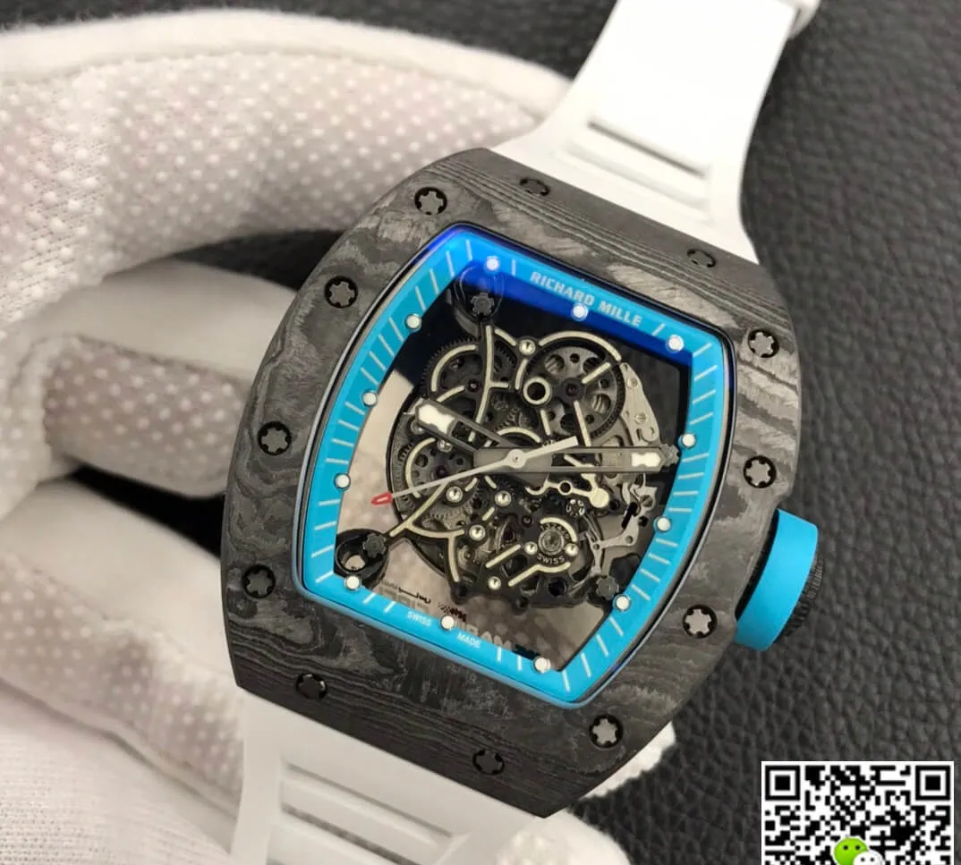 Richard Mille RM055 ZF Factory 1:1 Best Edition Replica Watch Carbon Fiber